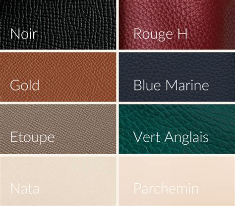 hermes classic color|hermes color chart.